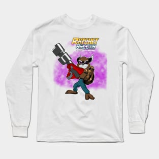 Ratchet Raccoon: A-Hole New Universe Long Sleeve T-Shirt